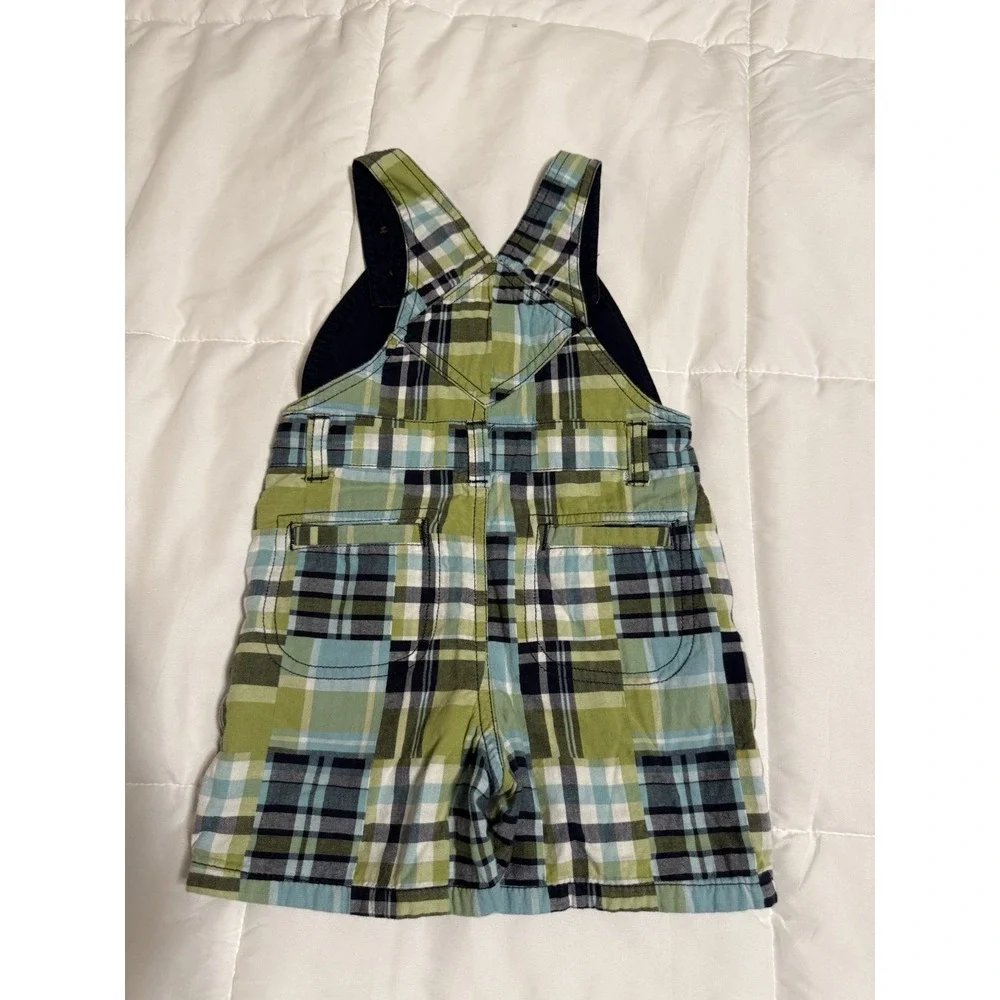 Baby boys Gymboree Overall Shorts Shortalls 6-12 Mo